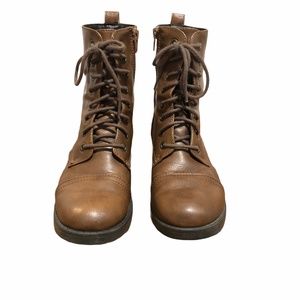 Mossimo Brown Combat Boots Sz 6